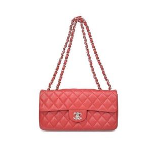 Chanel Caviar East West Flap Bag